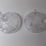 Candy box with crystal lid