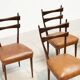 6 chaises de salle à manger italiennes
