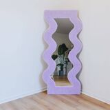 Large parma wavy mirror