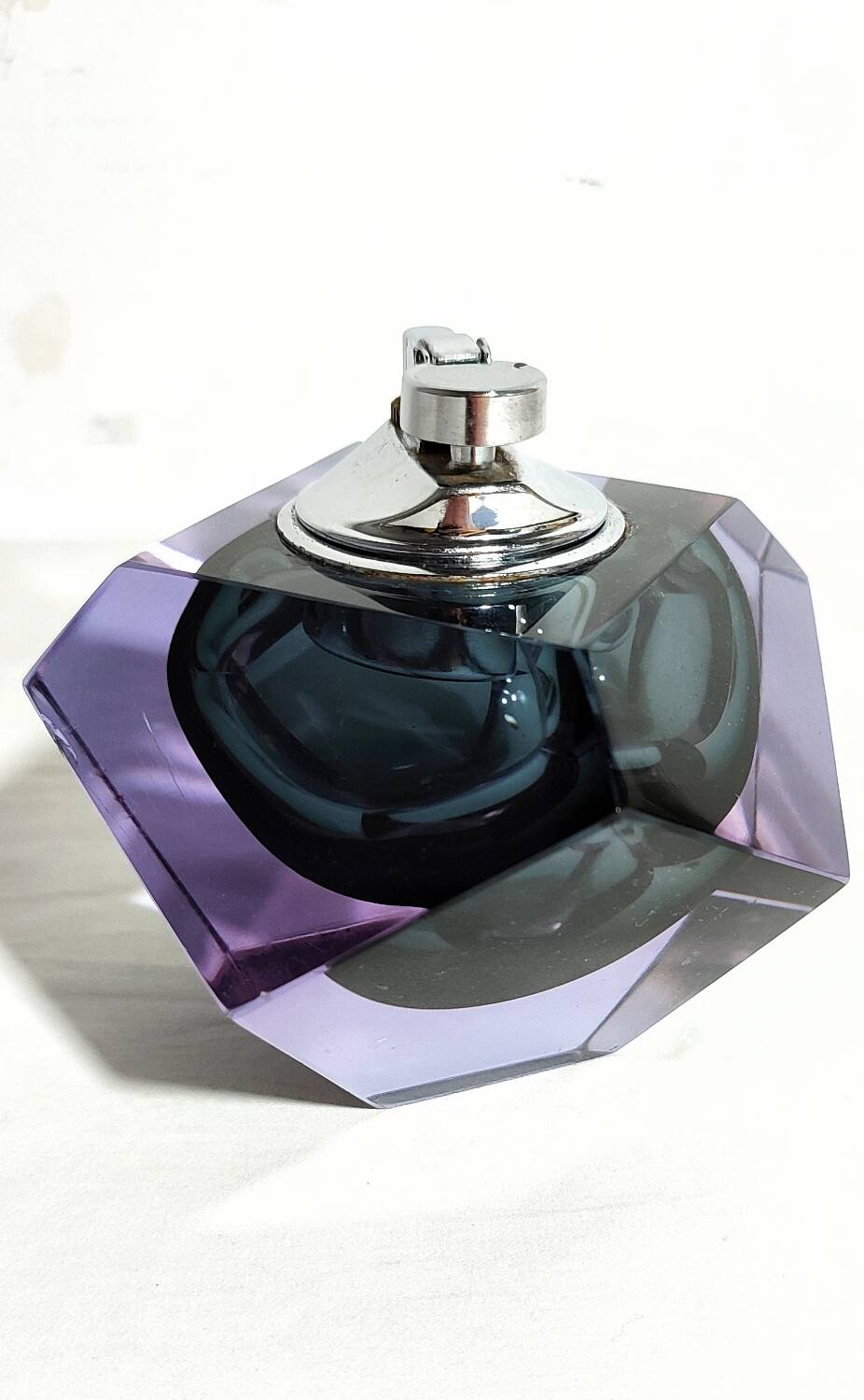 Cendrier en cristal de Murano, Italie, années 1970