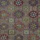 Turkish Kilim Yuruk Vintage 173x284 cm Geometric Green and Blue