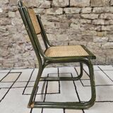 Breuer style bamboo cane chair 1980"