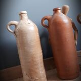 Trio of sandstone carafes with cove