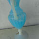 Pichet en opaline bleu et blanc