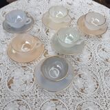 Service vintage harlequin cups