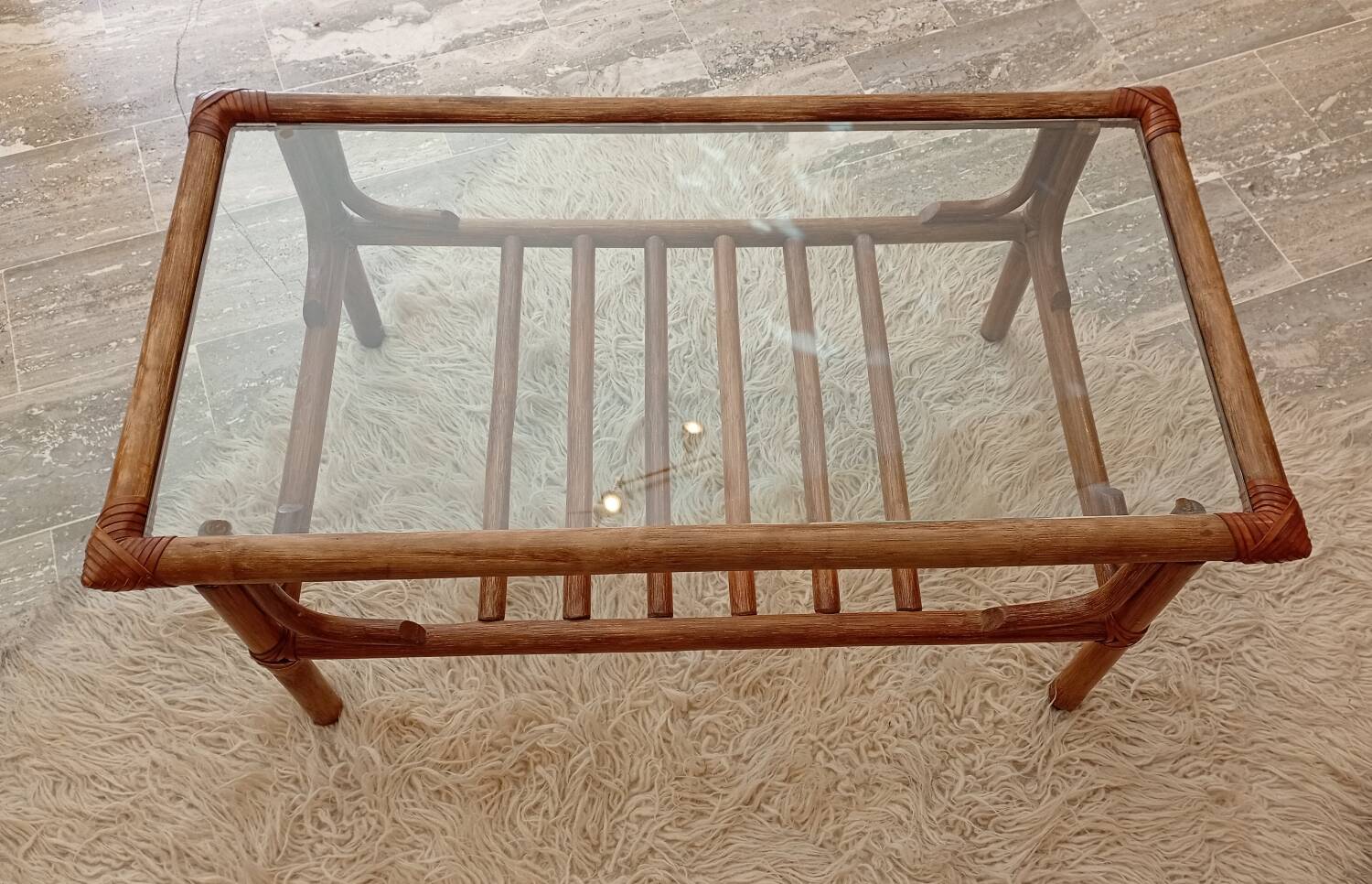 Bamboo coffee table