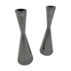 Duo de bougeoirs diabolo Ikea