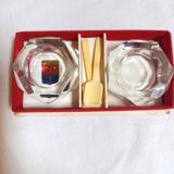 Paire de salerons en cristal de Baccarat