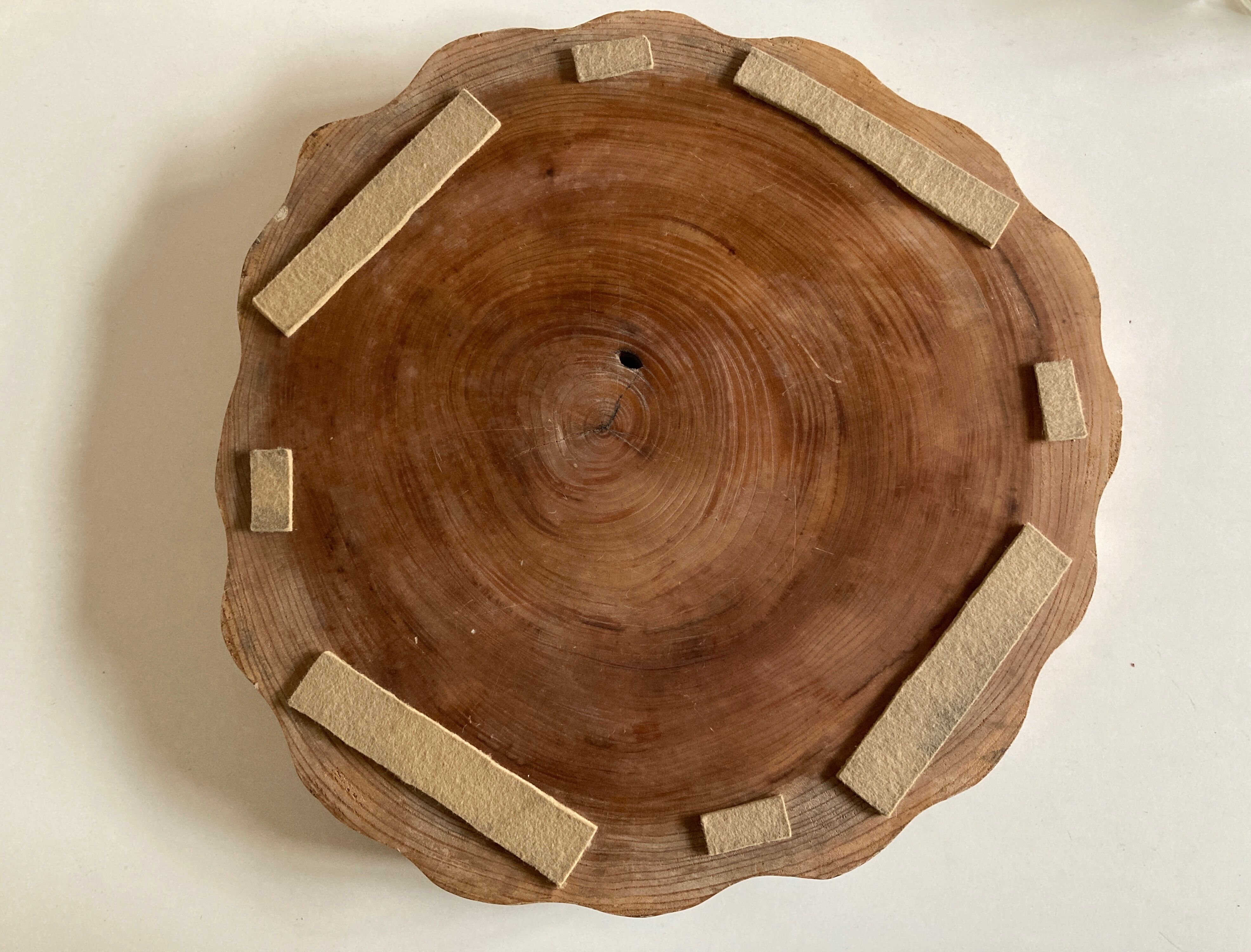 Massive elm log tray Japan 1970