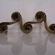 Large Brutalist Bronze Candleholder by Michael Harjes, 1960s