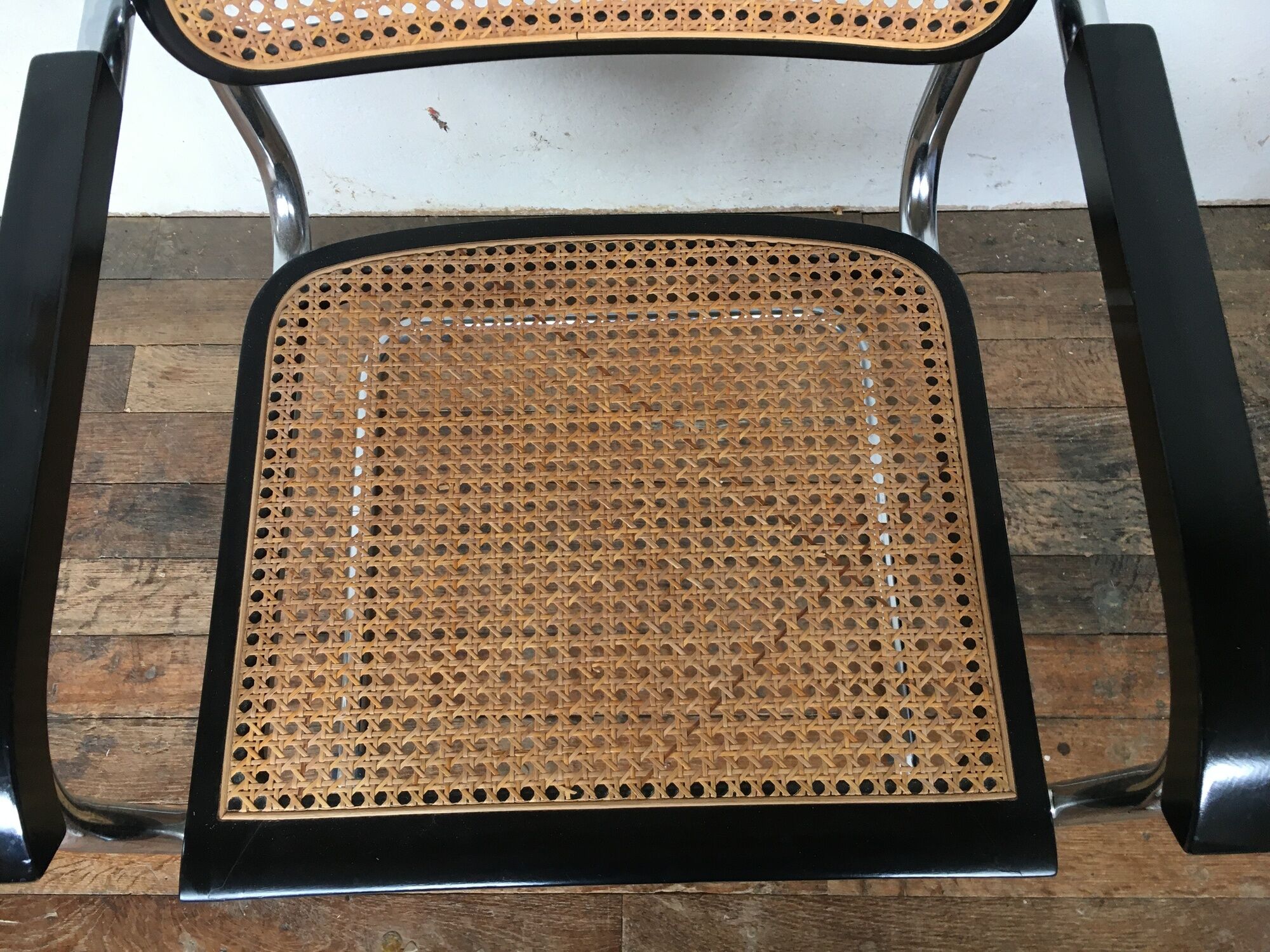 Fauteuil Marcel Breuer b32 vintage 1950 noir