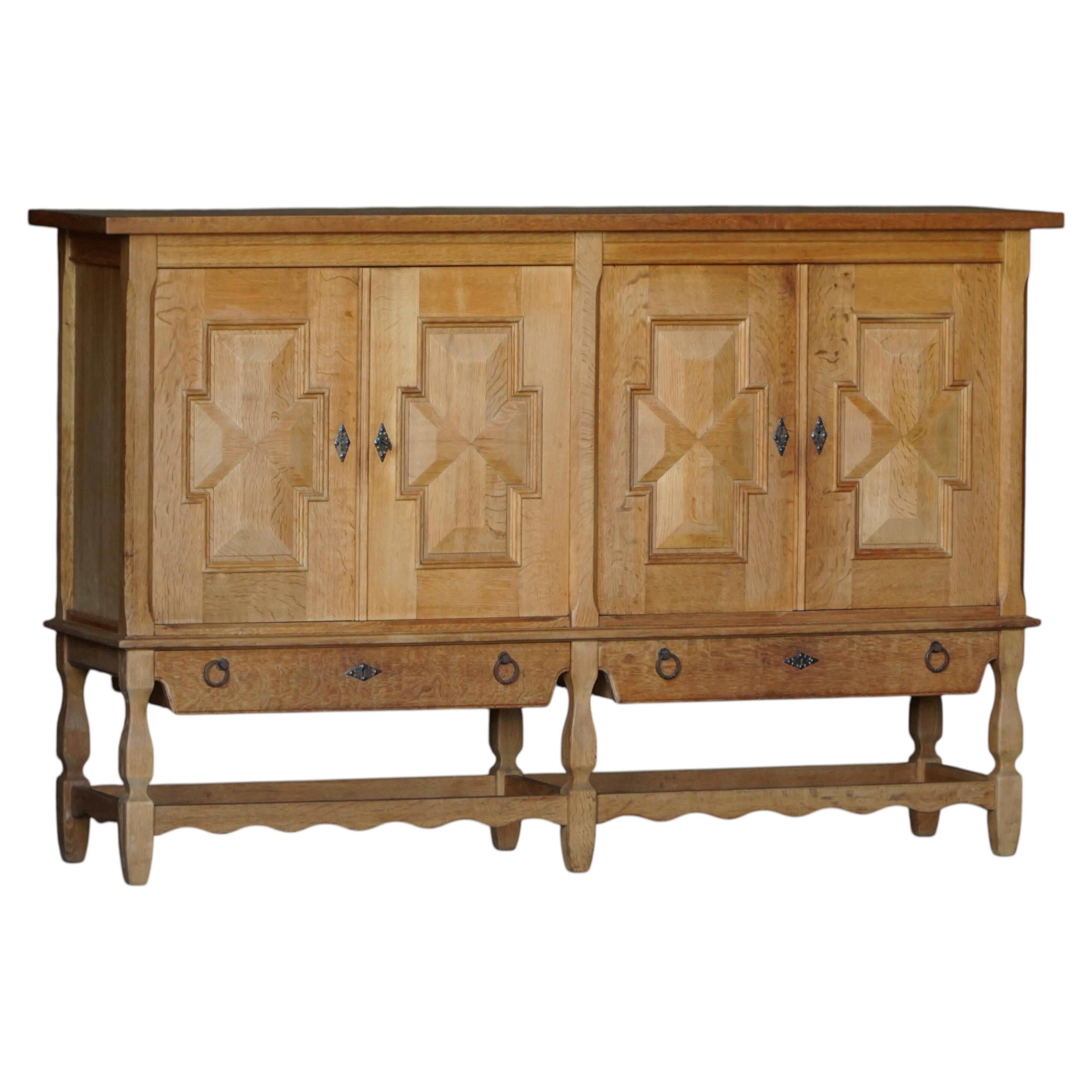 Henning Kjærnulf, buffet in oak, mid-century Danish, Nyrup Møbelfabrik, 1960s