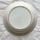 Deep earthenware dish "Campanule" Saint Amand et Hamage