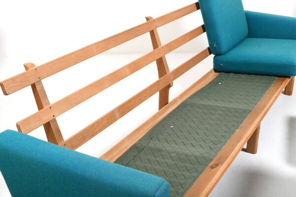 Hans J. Wegner GE-236/4 Canapé Getama Danemark années 1960