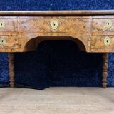 Very beautiful Louis Philippe period desk in burr walnut circa 1830