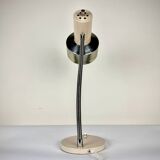 Vintage beige and chrome articulated lamp – 70s