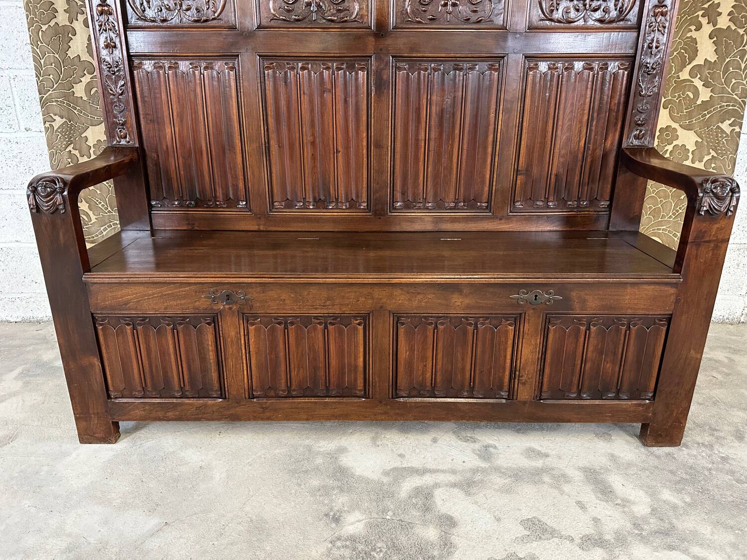 Renaissance style bank safe