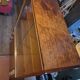 Vintage glass cabinet with 2 glass doors