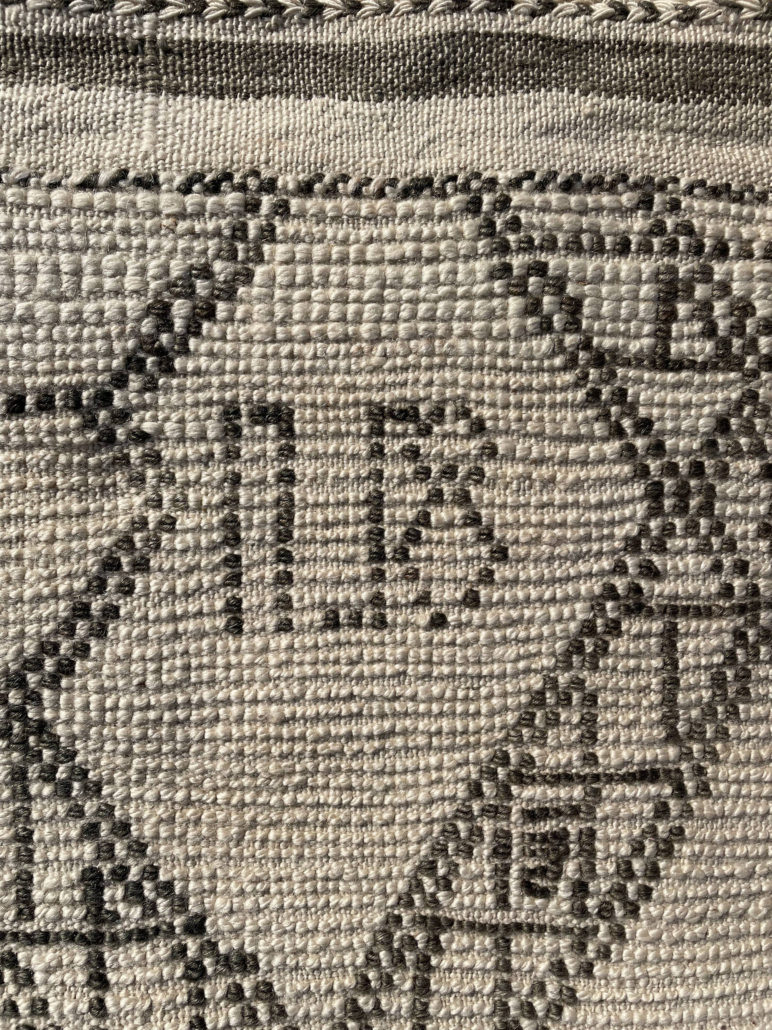 Carpet berbere beni ouarain old years 1958 modern