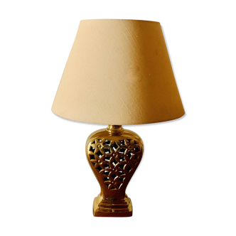 Vintage openwork solid brass lamp - 3.5 kg