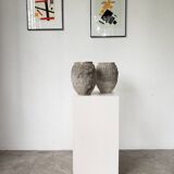 Pair of cement planters, 1900