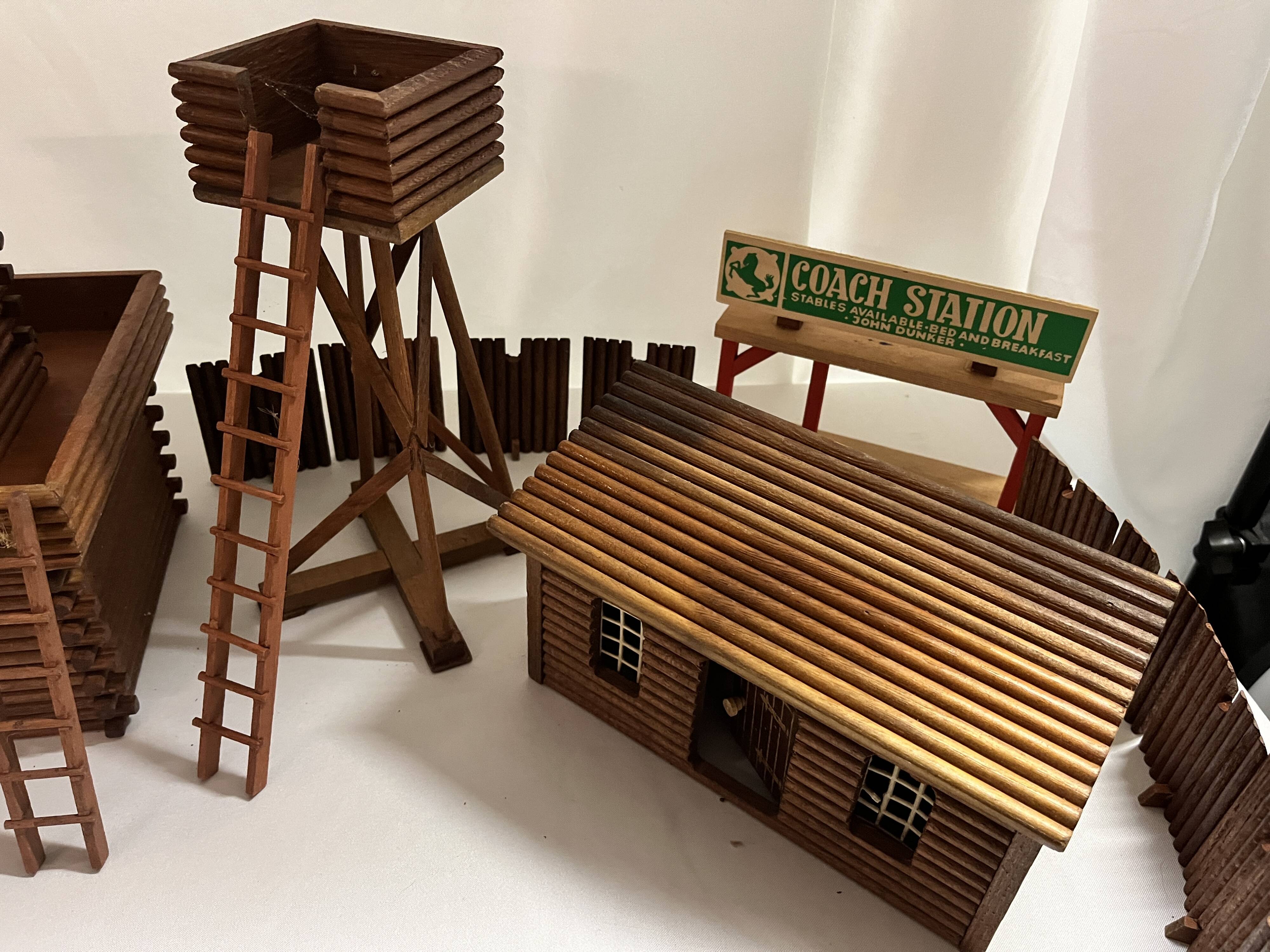 Old western toy Fort Apache brand SHG circa 1970