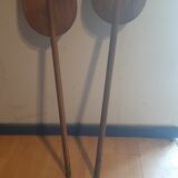 Vintage paddles or oars "Nautisport"