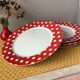 Polka dot plates Guy Degrenne
