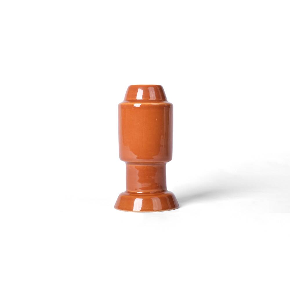 Vase en grès marron