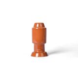 Vase en grès marron