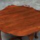 Coffee table F. Parker & Sons in carved solid oak, early 20th century.