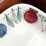 Mid-Century decorative bowl plate in Swedish ceramic, Picknick by Marianne Westman for Rörstrand, 1950s.