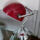 Vintage banker’s lamp, notary