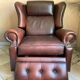 Chesterfield leather sofa