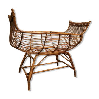 Rattan cradle