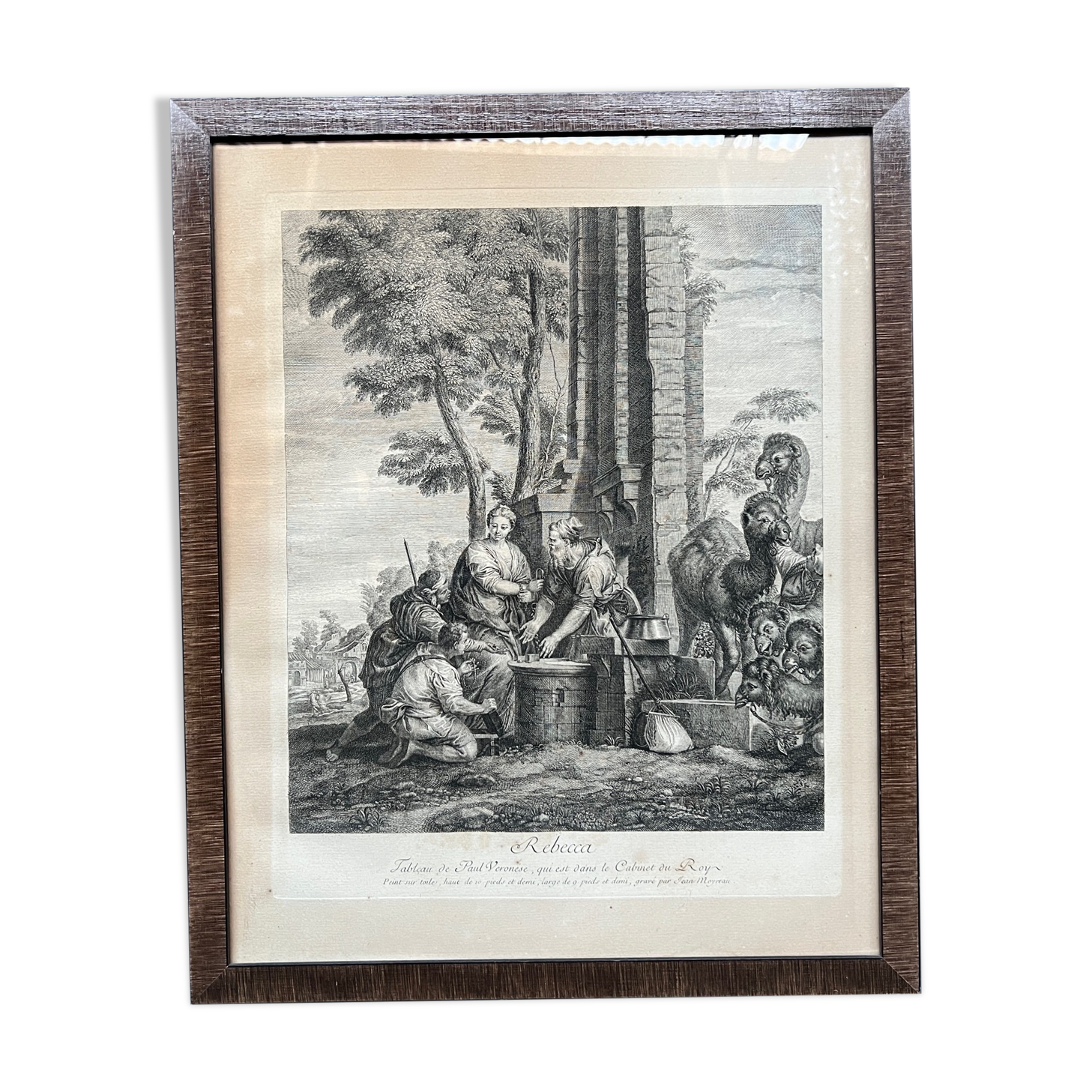 Former original engraving "Rebecca"