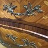 Louis XV style commode, in rosewood marquetry.