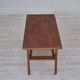 1970s, Scandinavian coffee table, original condition, teak wood, rattan.