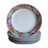 Plates tropical décor