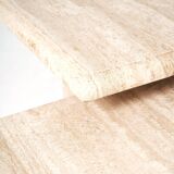 2 travertine coffee tables trundles