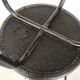 3 vintage black bar stools