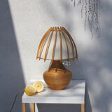 Vintage rattan lamp