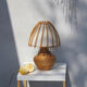 Vintage rattan lamp