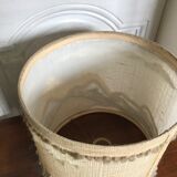 Vintage natural fibers lampshade