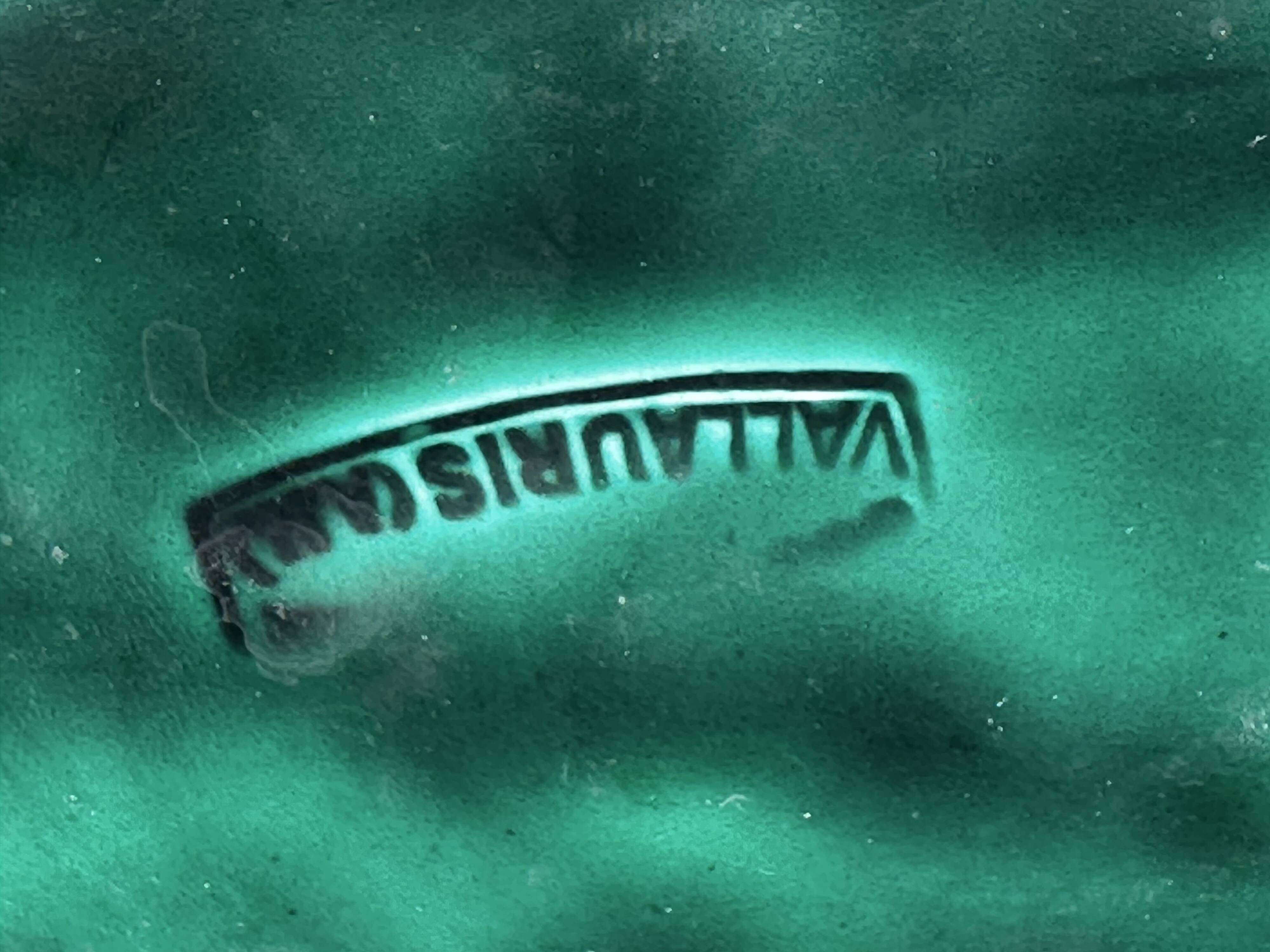 1950s Pepper-Shaped Butter Dish, Signed Vallauris