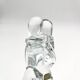 Sculpture Amoureux Verre Massif Murano 2000 Signée Mathis Zane
