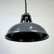 Vintage Industrial Grey Painted Ceiling Lamp, 2000s