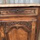 Antique Louis XV style solid oak sideboard with 2 drawers and 2 doors