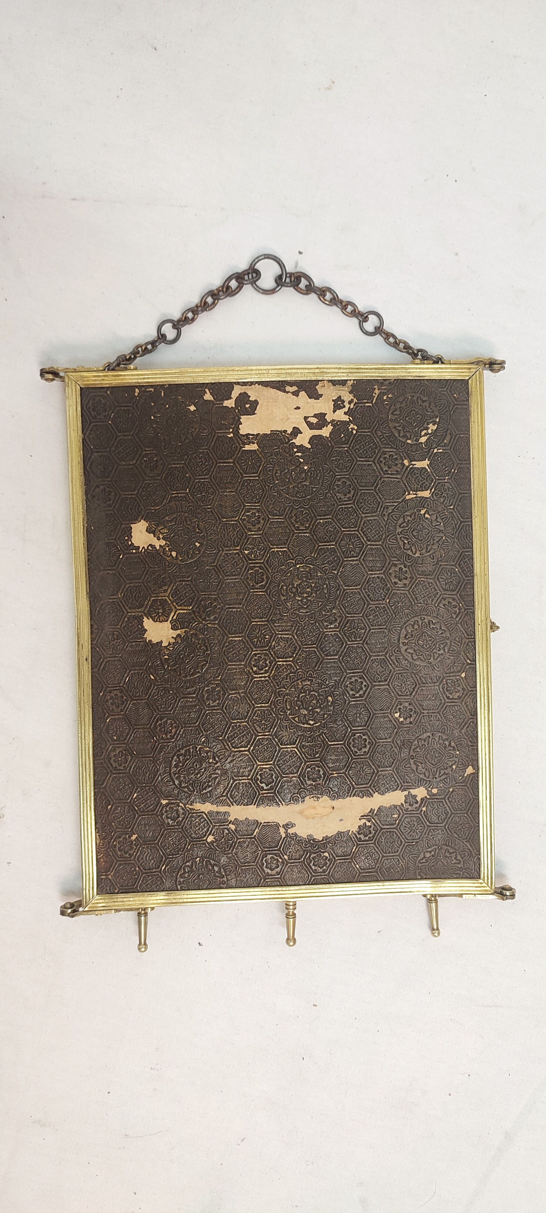 Folding mirror triptych. France 1920s 68x30cm