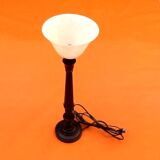 Table lamp Bell shade / Tulip granite glass